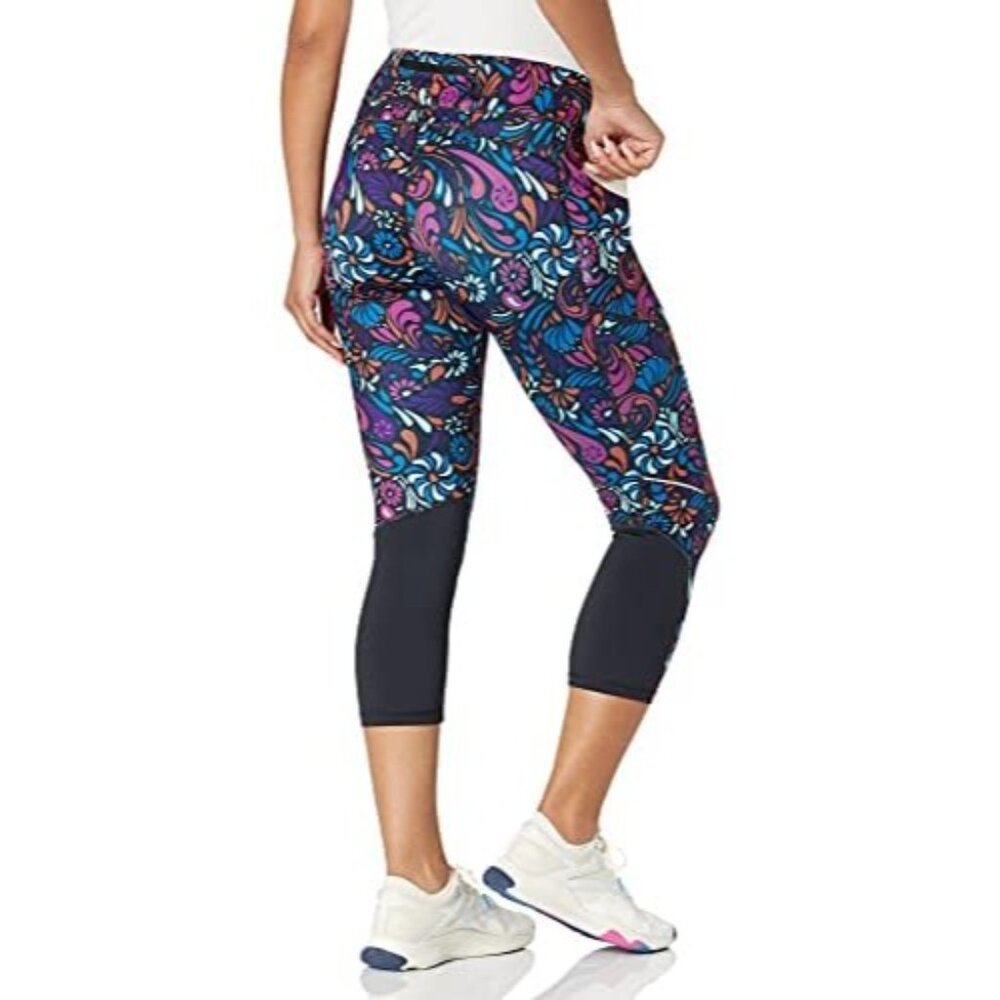 Skirt Sports Pocketopia Capri Leggings XL Bonita Print NWT Pockets Activewear - Picture 2 of 9